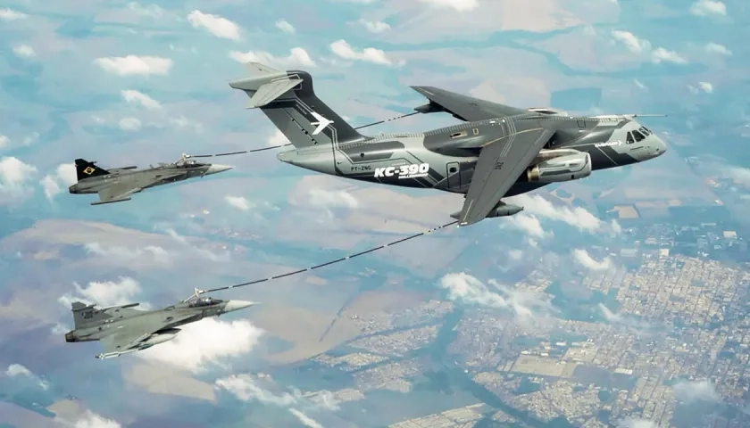 La aeronave KC-390.