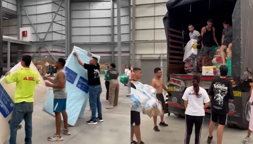 Ayudas humanitarias que van hacia el suroccidente de Colombia. 