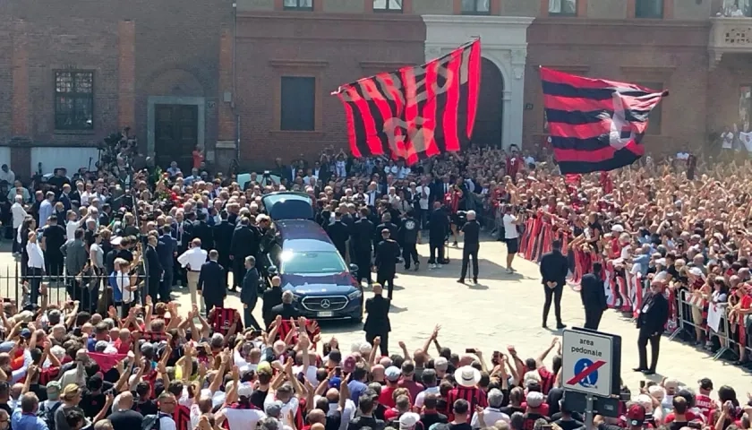 La despedida de Franco Baresi.