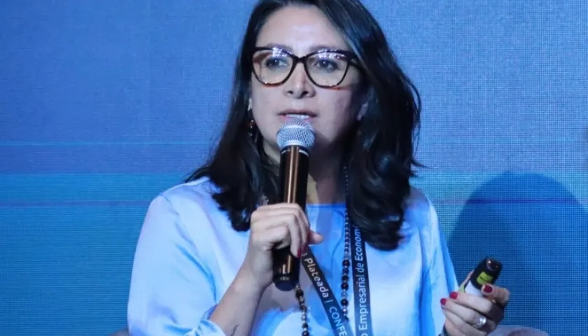 La ingeniera Claudia Benavides Salazar.