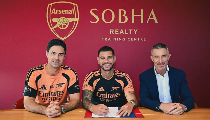 Bruno Guimaraes, nuevo jugador del Arsenal.