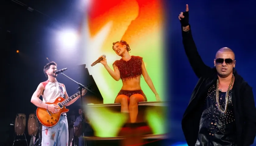 Camilo Echeverry, Aria Vega y Wisin hacen parte del show oficial de los premios. 