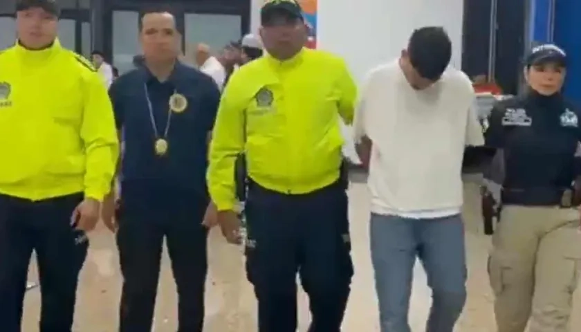 Capturado por el crimen del ciudadano estadounidense.