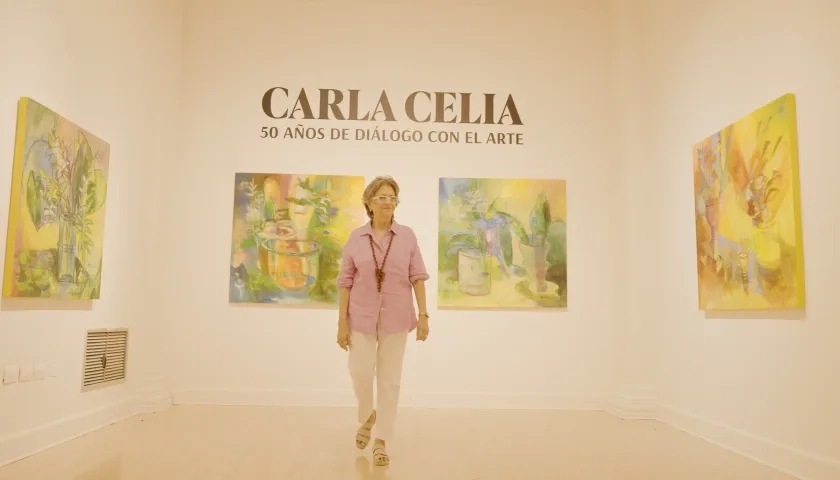 La artista y escultora Carla Celia.