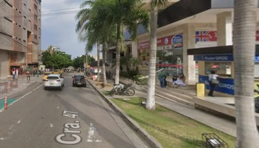Carrera 47 entre calles 82 y 81.