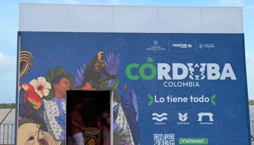 Cubo inmersivo en el que se está desarrollando la experiencia, en el Gran Malecón.