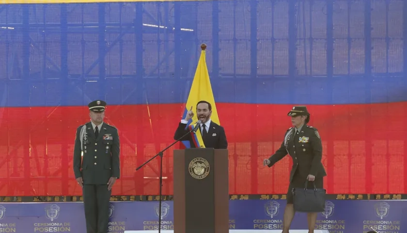 El Presidente de la República, Abelardo De La Espriella.