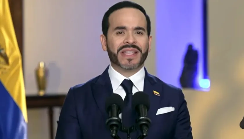 El Presidente de la República, Abelardo De La Espriella.