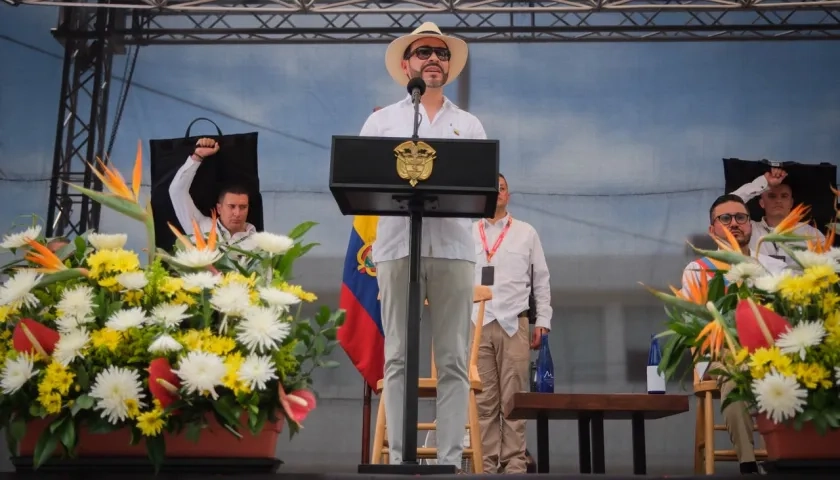 El Presidente Abelardo De La Espriella.