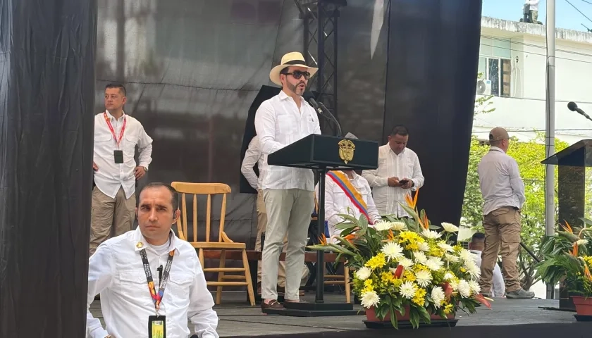 El Presidente de la República, Abelardo De La Espriella.
