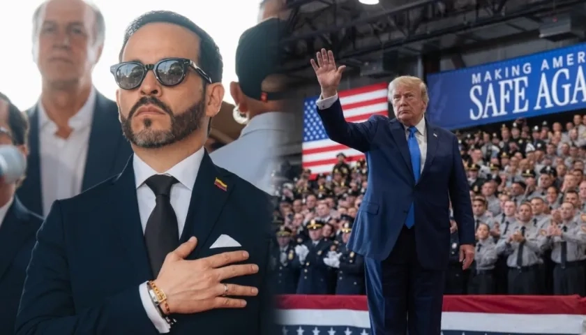 Abelardo De La Espriella y Donald Trump.