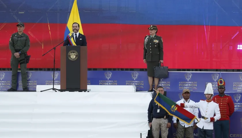El Presidente de la República, Abelardo De La Espriella.