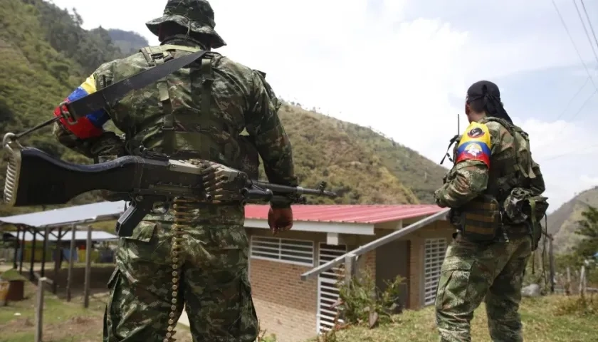 Imagen referencial de disidentes de las FARC.
