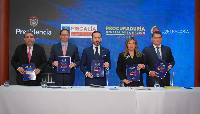 El Contralor, el Vicepresidente, el Presidente, la Fiscal y el Procurador