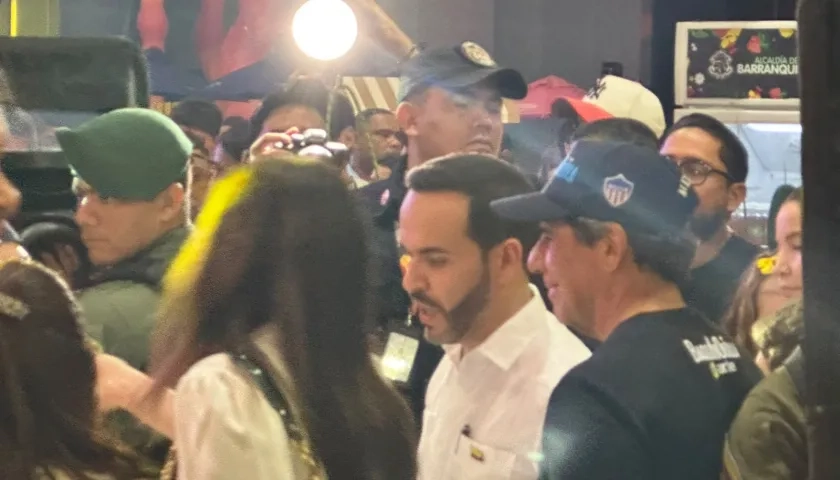 El Presidente Abelardo De La Espriella junto al alcalde Alejandro Char.