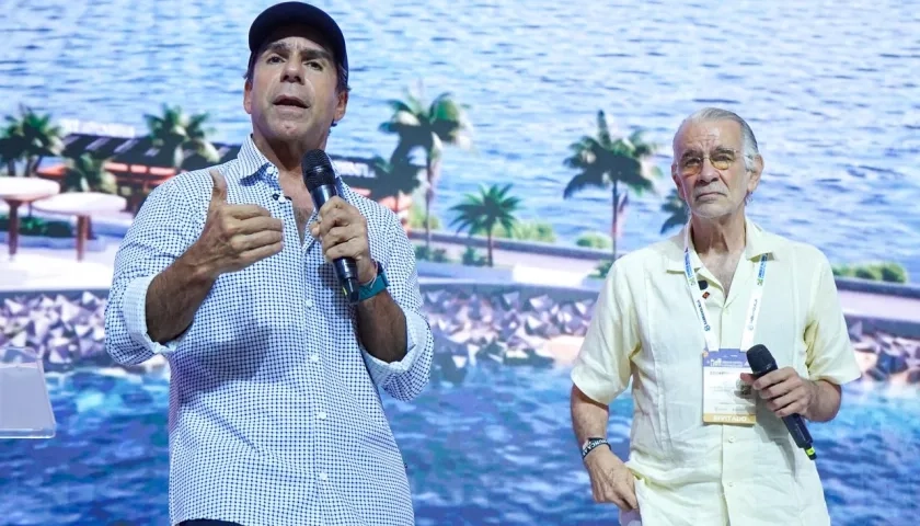 El alcalde Alejandro Char y el gobernador Eduardo Verano, durante el Congreso Nacional de Anato 2026.