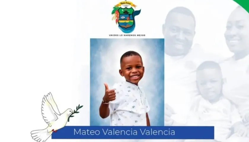 El pequeño Mateo Valencia Valencia