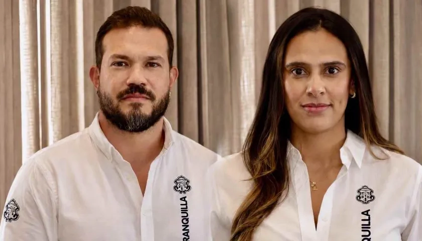 El secretario de Cultura, Johnny Insignares, y la jefe de Oficina de Turismo, Erika Grau.