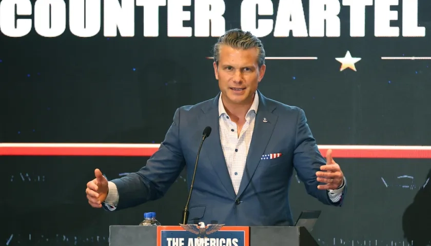 El secretario de Guerra de EE.UU., Pete Hegseth.