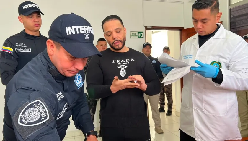Erick Randhiel Mosquea Polanco, presunto cabecilla de la organización criminal conocida como Red Falcón.