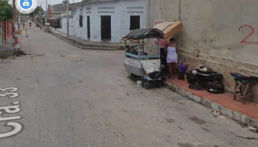 Esquina de la calle 29 con carrera 33.