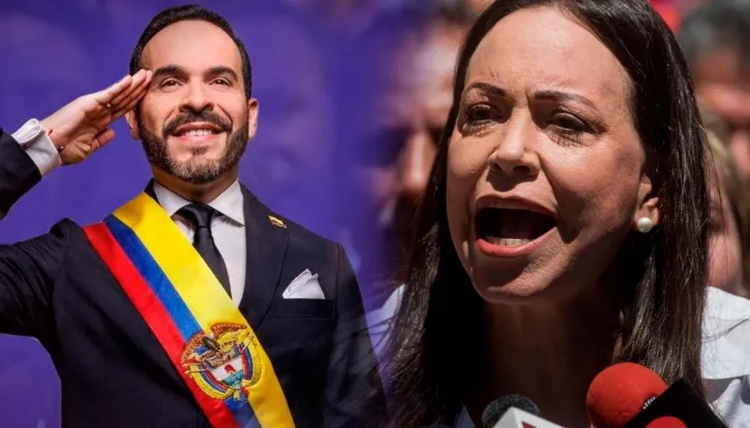 Abelardo De La Espriella﻿ y María Corina Machaco