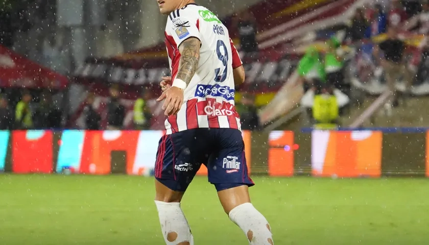 Guillermo Paiva, delantero de Junior, anotó el 1-1 al 88'.
