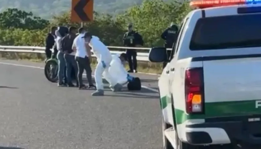 Troncal del Caribe donde fue encontrado el cuerpo. 