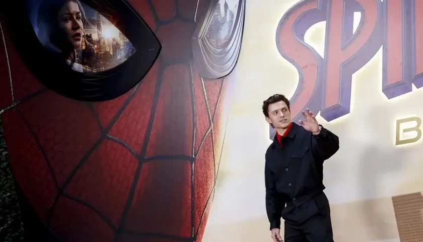 El actor Tom Holland durante la presentación de la película ‘Spider-Man: Brand New Day'.
