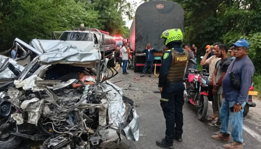 Accidente en Zona Bananera. 