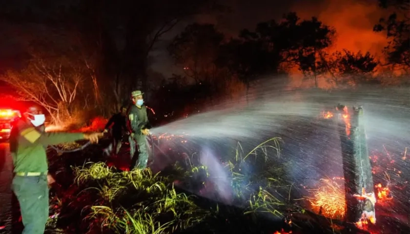 Incendios forestales en el departamento del Tolima. 
