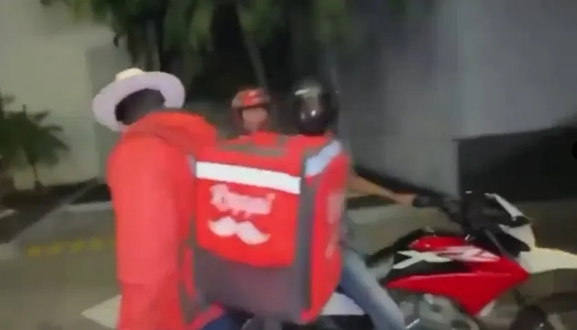 Momento del ataque a bala.