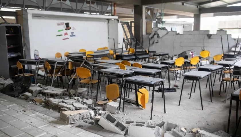 Institución educativa Carrasquilla industrial, en Quibdó, Chocó.