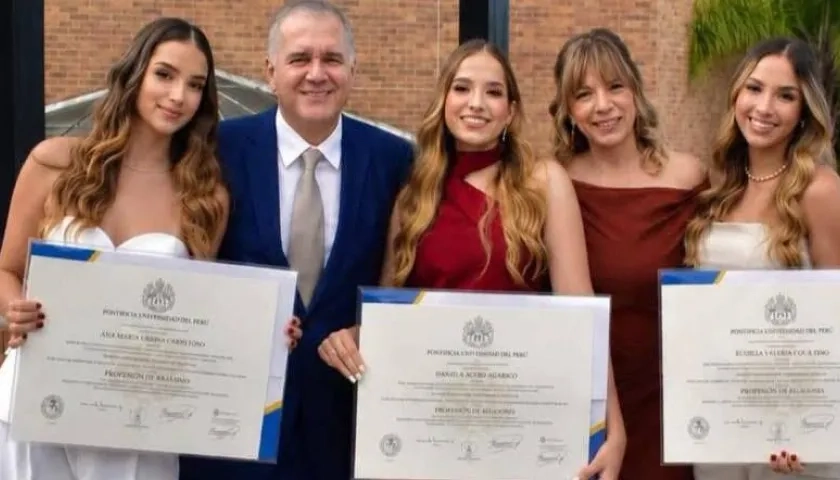 La familia Saavedra, víctimas del terremoto en Cali. 