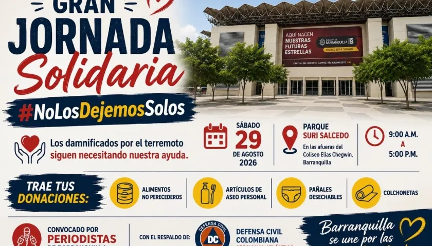 Jornada de Solidaridad por los damnificados del terremoto