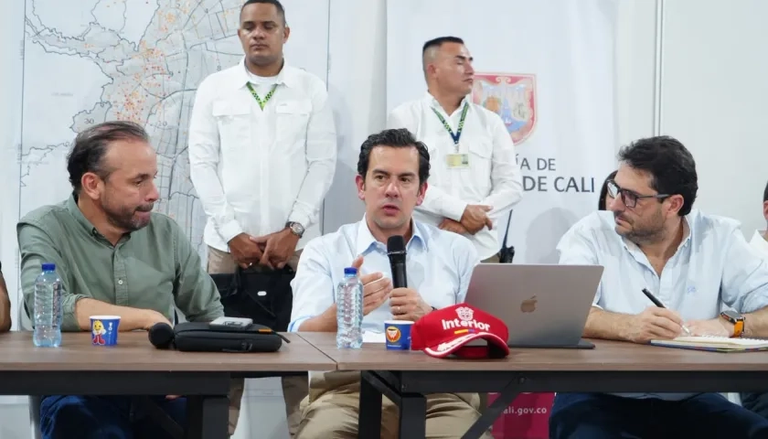 Rodrigo Lara, ministro del Interior. 