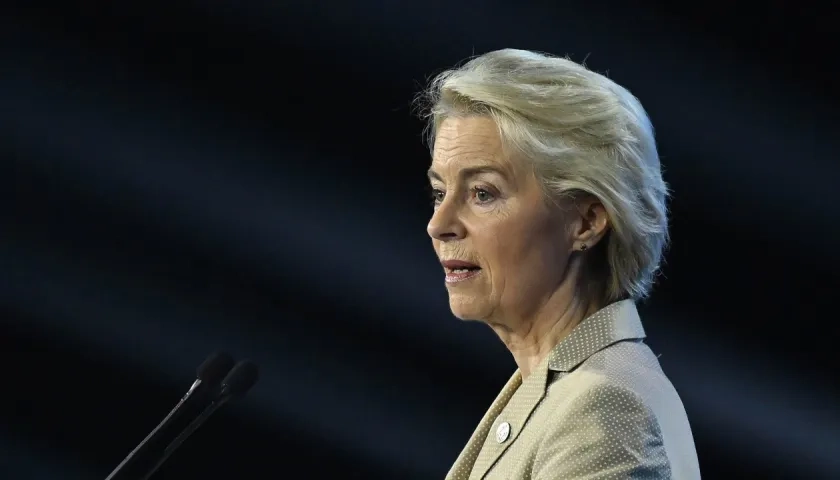 La presidenta de la Comisión Europea, Ursula von der Leyen.