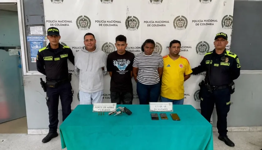 Los cuatro capturados