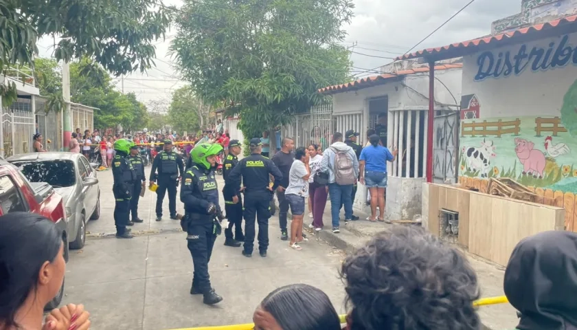 Lugar donde sucedió el crimen.