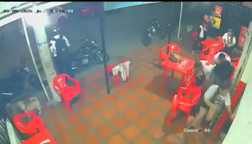 Momento de la masacre en Las Nieves.