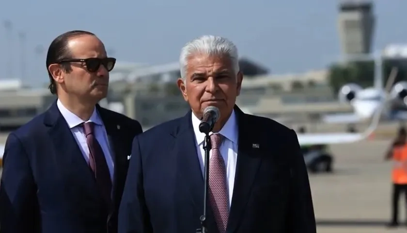El presidente de Panamá, José Raúl Mulino.