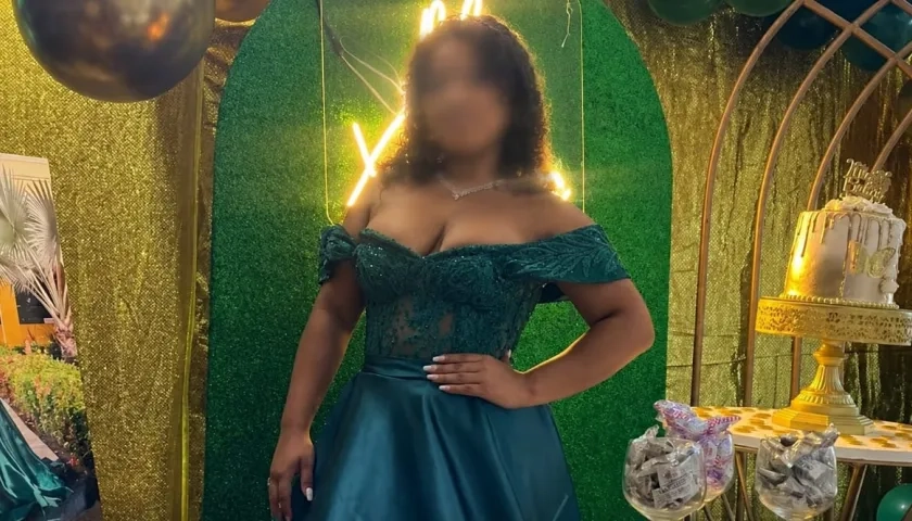 La adolescente asesinada.
