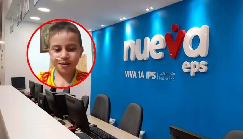 Lucas Francesco Murillo García está afiliado a la Nueva EPS. 