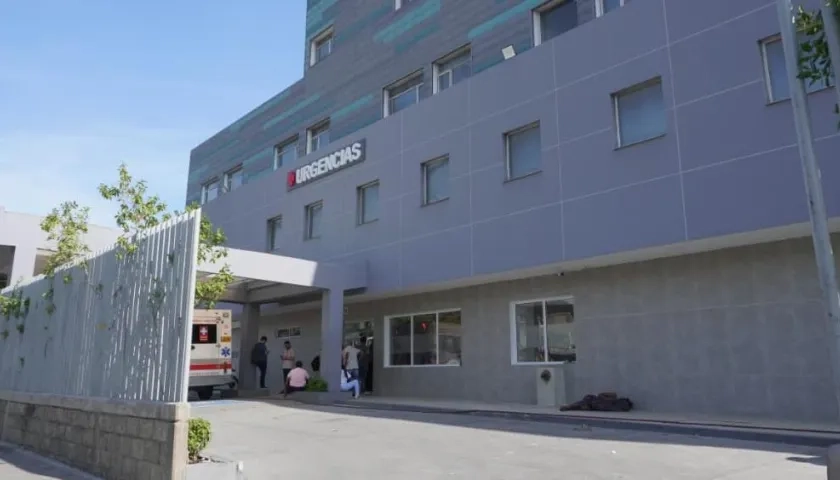 Nuevo Hospital General de Barranquilla, a donde fueron llevadas las víctimas. 