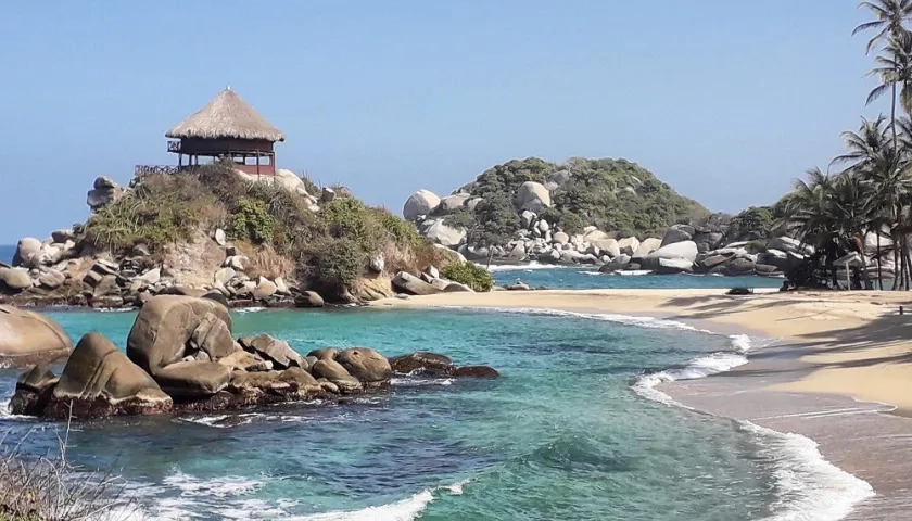 Aspecto del Parque Tayrona. 