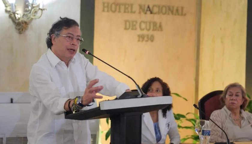 El Presidente colombiano, Gustavo Petro.