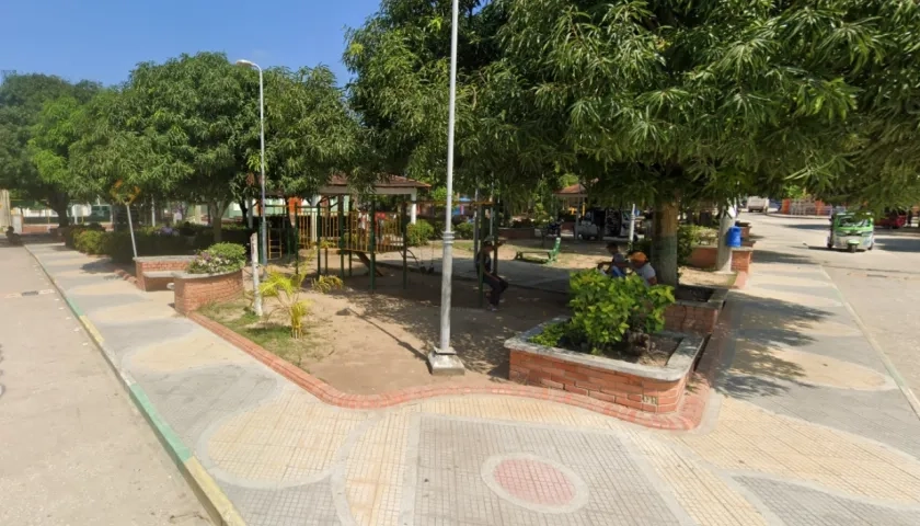Plaza principal de Polonuevo. 