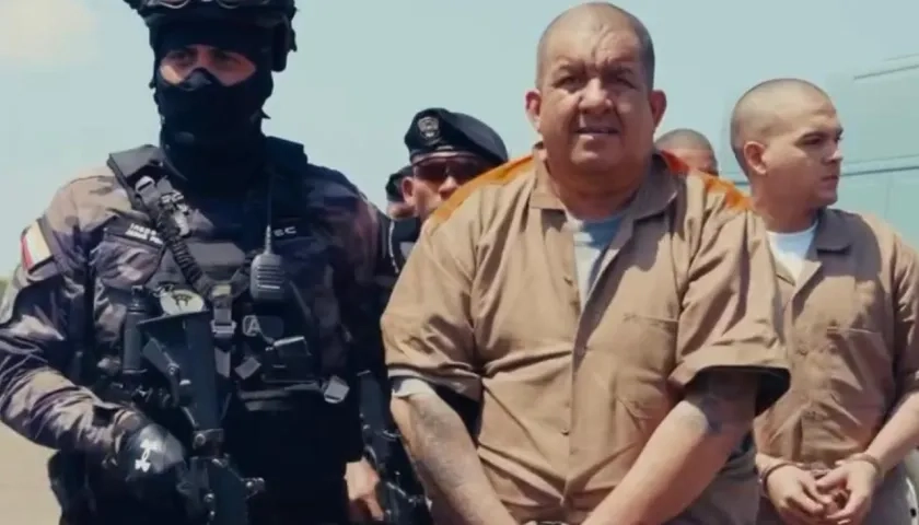 Rodrigo Javier Pantoja Linero, presunto cabecilla de 'Los Pepes', uno de los trasladados