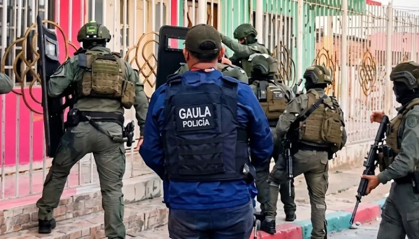 Operativo de rescate. 