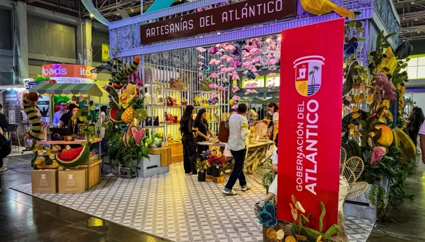 Stand de la Gobernación del Atlántico en Sabor Barranquilla